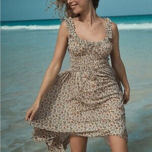 DÔEN Emmaretta Floral Cotton Voile Maxi Dress XL BRAND NEW